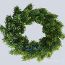 Artificial Christmas Wreath 35cm PE Pine Ring Artificial Plant for Holiday Decoration & Gift (32262)